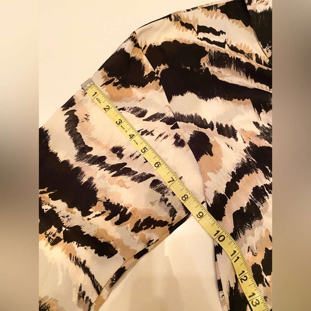 ZARA TIE DYE PRINT OVERSIZED SHIRT - Picture 8 of 8